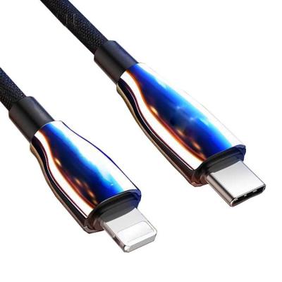 China Zinc Alloy Usb C Pd To Lightning Cable 1.8m MFI  Iphone Charging Usb Cable for sale