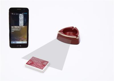 China Escáner de la cámara del póker del cenicero del triángulo para los naipes marcados de los códigos de barras invisibles en venta