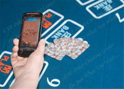 China Sistema de vigilância esperto do jogo de pôquer do telefone celular de HTC para cartões para trás marcados à venda