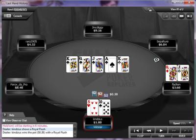 China Flush Poker Software For Reading The Poker Face Of Each Card for sale