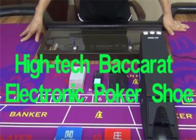 China Baccarat Electronic Poker Shoe System Playing Card Dealer Shoe Automatic Card Shuffler for sale