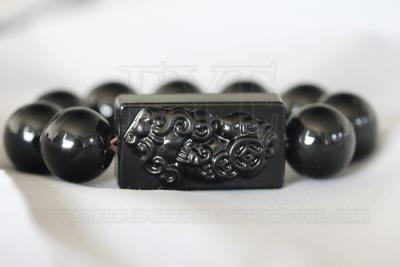 China Obsidian Bracelet Short Distance Dynamic Lens In Under Sunshine / Poker Cheating Devices for sale