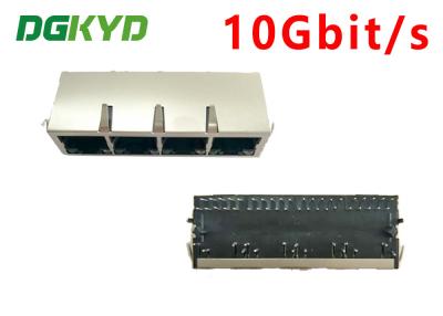 China los conectores múltiples del puerto de 10G RJ45, Ethernet protegieron Rj45 el conector Jack modular en venta