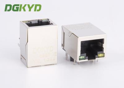 Chine 10 / 100 connecteur de carte PCB de BASE-T Rj45 avec le magnetics/PoE, G/Y LED à vendre