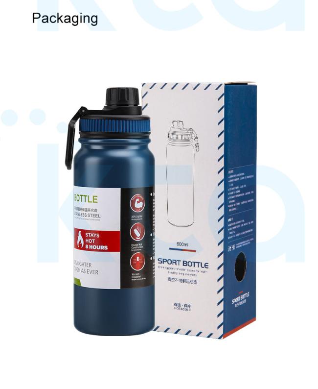 Various Size Wide Mouth Insulated Stainless Steel Double Wall Vacuum Water Bottle
