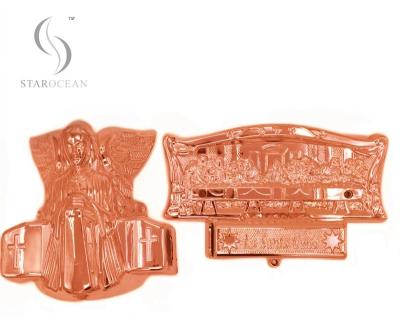 China O caixão de bronze parte com barra de aço 19# B na cor de bronze e em um preço mais barato à venda