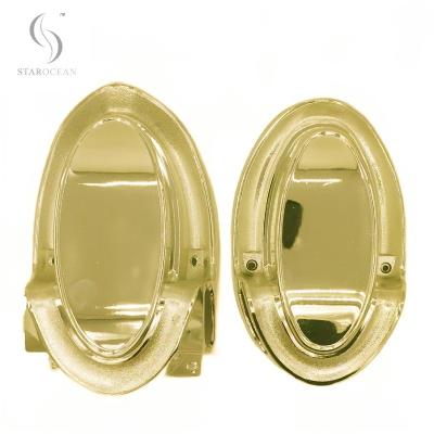 China Oro ligero Revestimiento de ataúd Ornamento de ataúd Esquina de ataúd y mango de resistencia a la carga pesada 6 # LG en venta