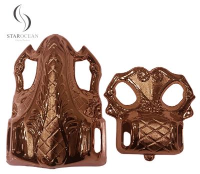 China Bronze Plastic Coffin Corners, American Style Coffin Handles And Decorations 4# B for sale