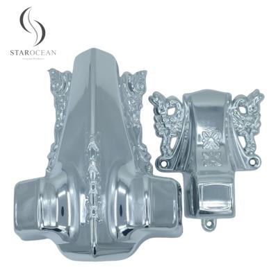 Chine Silver ABS Nouveau matériau de qualité coin de cercueil résistance au poids lourd 3 # S à vendre