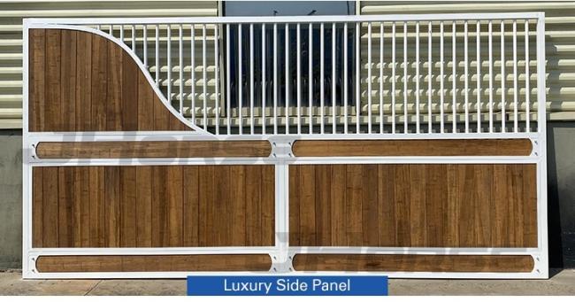 100% Direct Factory Luxury Design Equine Easy Installation Wooden Horse Stable Side Panel