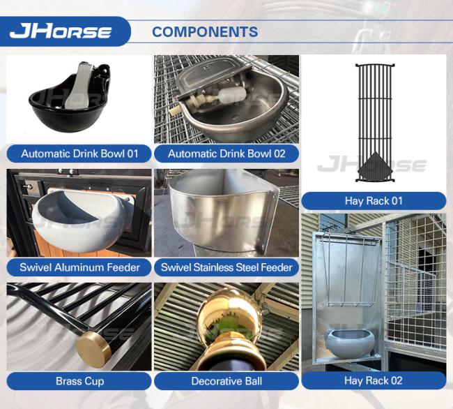 100% Direct Factory Luxury Design Equine Easy Installation Wooden Horse Stable Side Panel