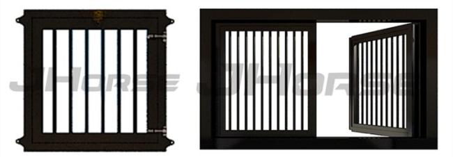Factory Price Customized Sizes Adjustable Hinges Swing Open Back Horse Barn Window