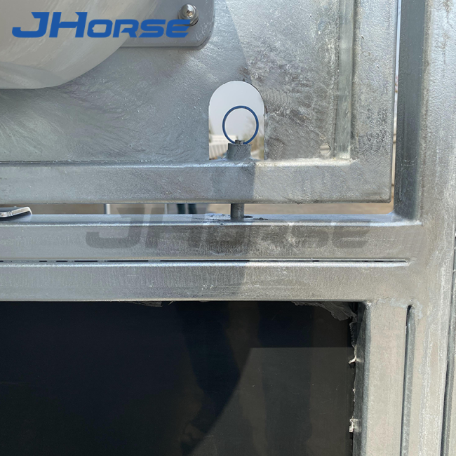 HDPE Infill Portable Temporary Outdoor Prefab Galvanized Surface Horse Stables With Roof