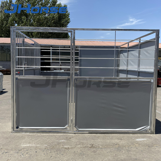 Custom Made Temporary Horse Stable Boxes Light Weight Designed for Equestrian Events Horse Shows Easy Assembly Infill Vinyl