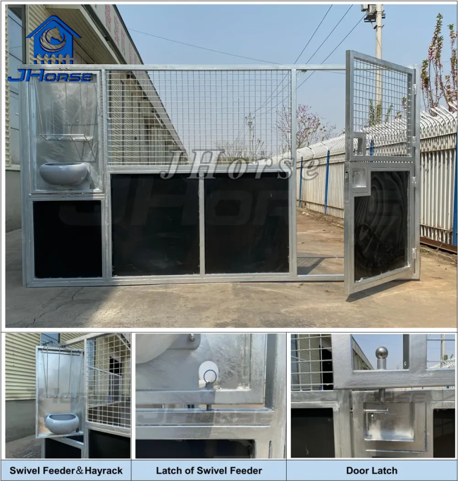 Plywood HDPE Infill Customized Size Style Temporary Outdoor Economical Portable Horse Stables