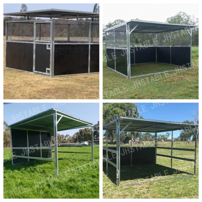 Plywood HDPE Infill Customized Size Style Temporary Outdoor Economical Portable Horse Stables