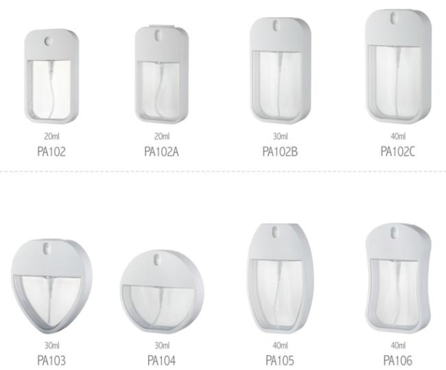 JL-PA102 20ml Square Fine Mist Pump Sprayer PETG ABS Bottle For Travelling 1
