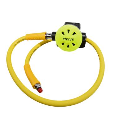 China Durable Balanced Second Stage Regulator Yellow Backup Breathing Apparatus for sale