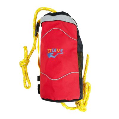 China Length 30m Water Rescue Tools Throw Bag Wear Resistant Nonslip for sale