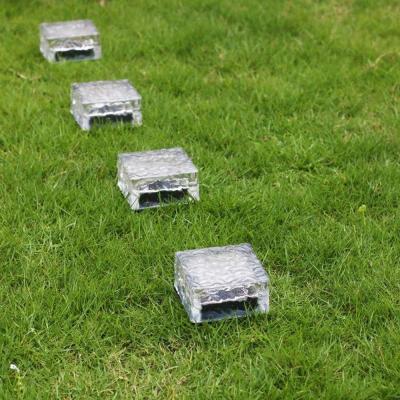 China Real Glass Outdoor Solar Powered Lights With 1 Super Bright LED en venta
