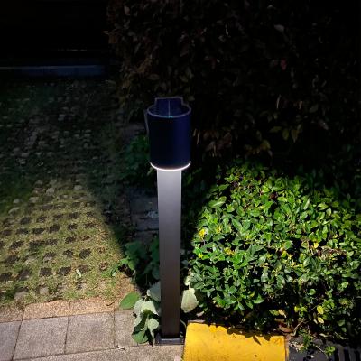 China Cold White Outdoor Solar Powered Lamp Post Lights 6000K SMD LED for sale