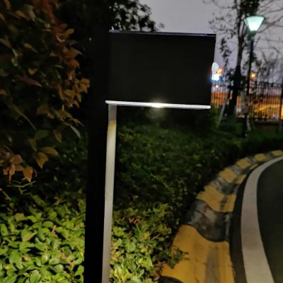 China 10W Solar Powered Motion Activated Light 500 Lumens Super Bright Solar Lamp Post for sale