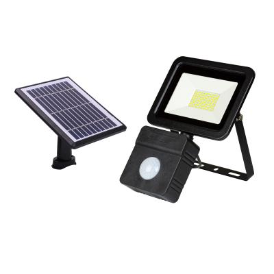 China 1000 Lumens Solar Motion Sensor Flood Light Waterproof Cold White 80 SMD LED for sale