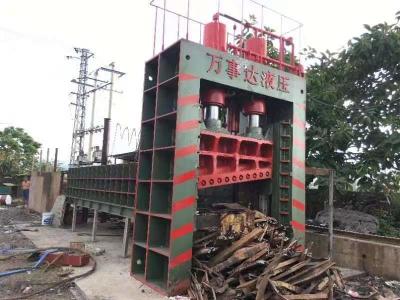 China Mecánica de recubrimiento de residuos metálicos de trituradora hidráulica con control automático PLC en venta