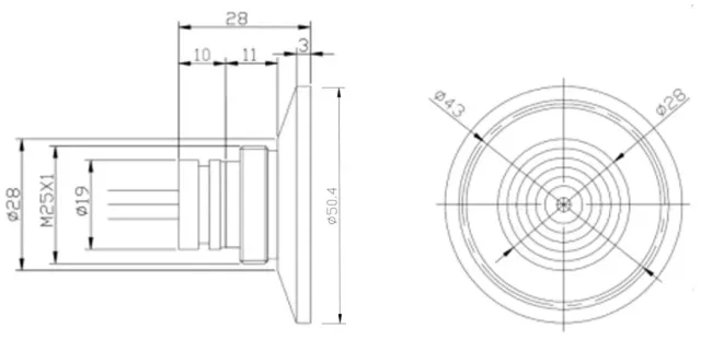 Air Water 316L Standard OEM Piezoresistive Silicon Pressure Sensor for Pressure Transducer