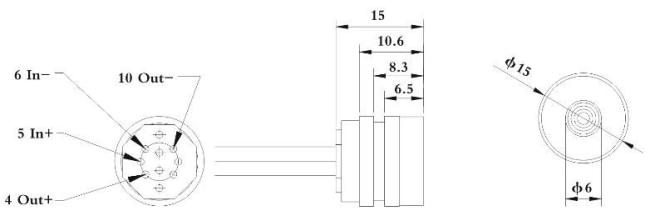 15mm OEM 316L Stainless Steel Pressure Sensor for Liquid Test