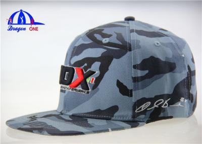 Chine Logo imprimant les casquettes de baseball promotionnelles de Camo/à plat casquette de baseball de Bill Flexfit à vendre