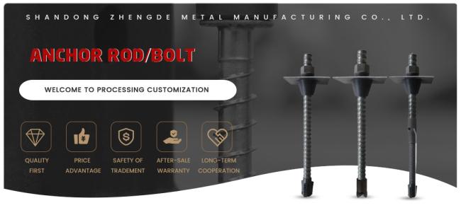 Factory Supplying High Quality Hot Rolled Anchor Rod / Self Drilling Anchor Bolt