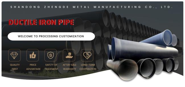 Pressure Pipes and Fittings Factory Price Direct Sales DN80-DN200 Qt500-7 Ductile Iron Pipe