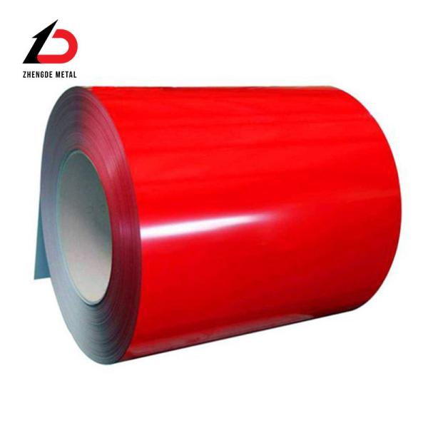 Quality Galvanized Zinc Coating Steel Coil Red Double Coated Color Painted for sale