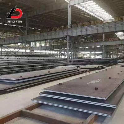 China Placa de aço carbono ISO Ss400 Ss355jr S275jr HRC Ms laminada a quente à venda