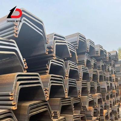 China S275 S355 Q345 Z Type Sheet Pile 400X100X10.5mm 6-12m U/C/Z/T Type for sale