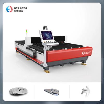 China HES1-4015 Fiber Metal Cutting Machine , Metal Sheet CNC Cutting Machine 1500W for sale