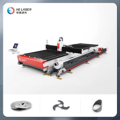 China 3015 Sheet and Tube Laser Cutting Machine 1500w 3000w 6000w For Metal Pipe / Plate for sale