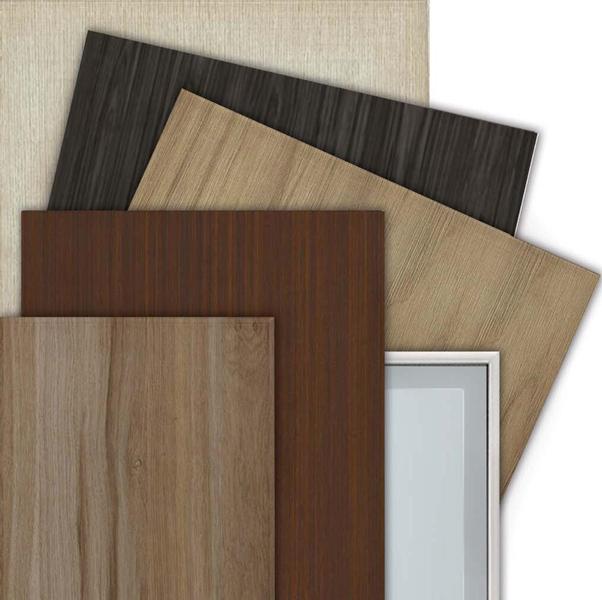 Melamine finish samples