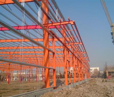 China 10mm PVC Gutter DFT 80um Steel Structure Warehouse for sale