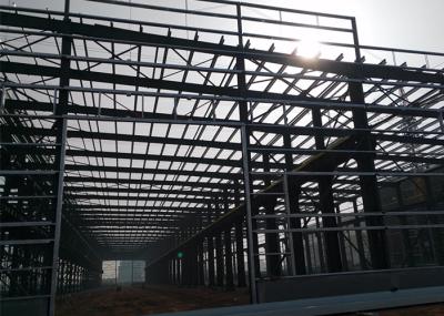 China Big Span Pre Engineered Metal Building Workshop With 150km / H Wind Load for sale