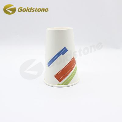 China 8oz Recycled Milk Paper Cup Eco Disposable Custom Sizes Printing For Hot And Cold Beverages for sale