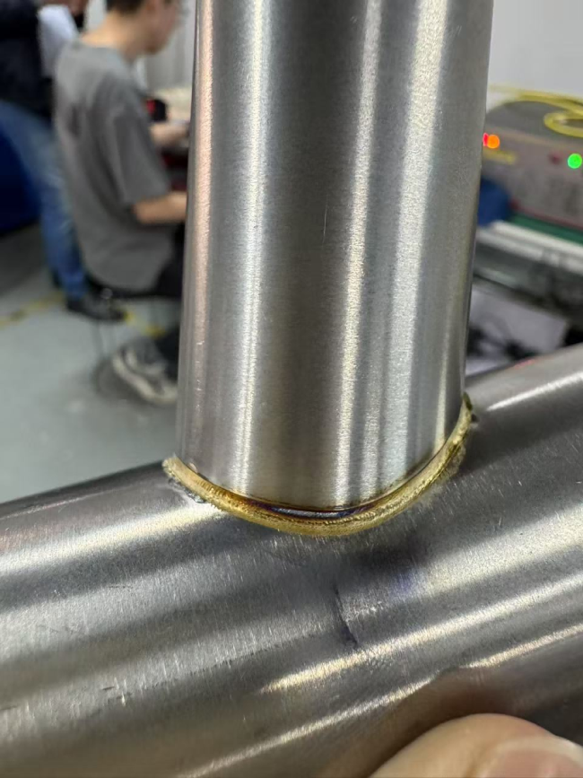 Steel welding sample