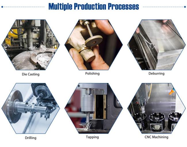 OEM Aluminum Metal Iron Casting Housing Pressure Die Casting Components Spare Part