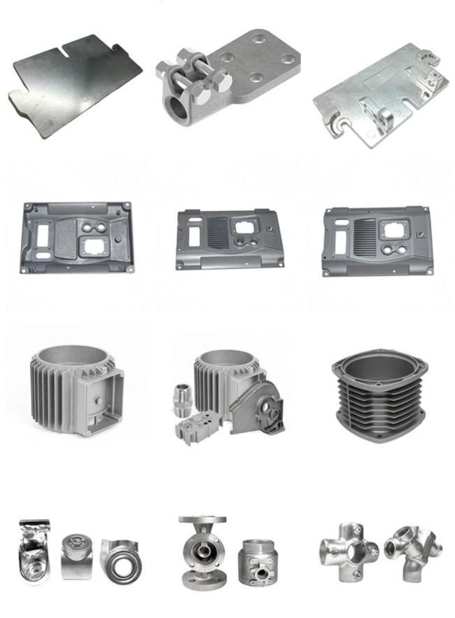 Low Cost Professional Feather Service Custom Pressure Alloy Parts Lighting Aluminum Die Casting Spare Part