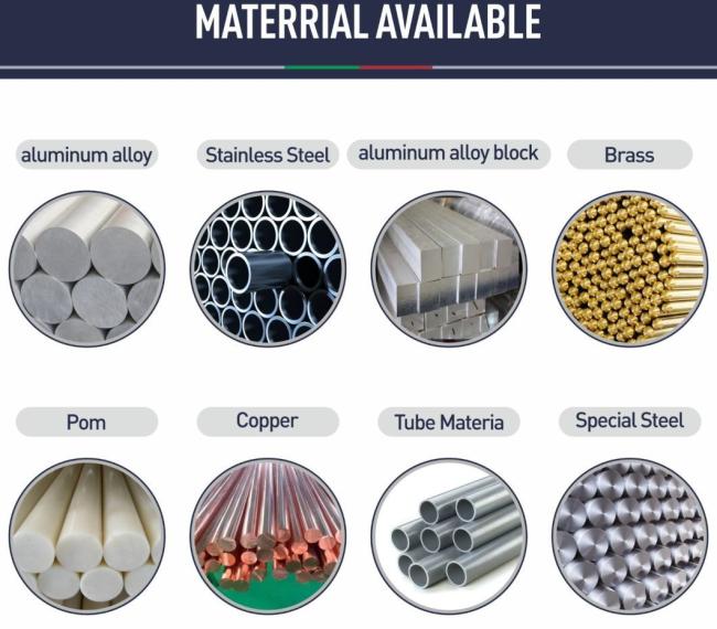 OEM Customized CNC Turning Milling Stainless Steel Brass Titanium Aluminum Spare Parts