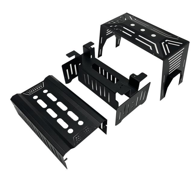 Custom Laser Cutting Bending Welding Powder Coating Cabinet Stainless Steel Enclosure Sheet Metal Fabrication Machine Part