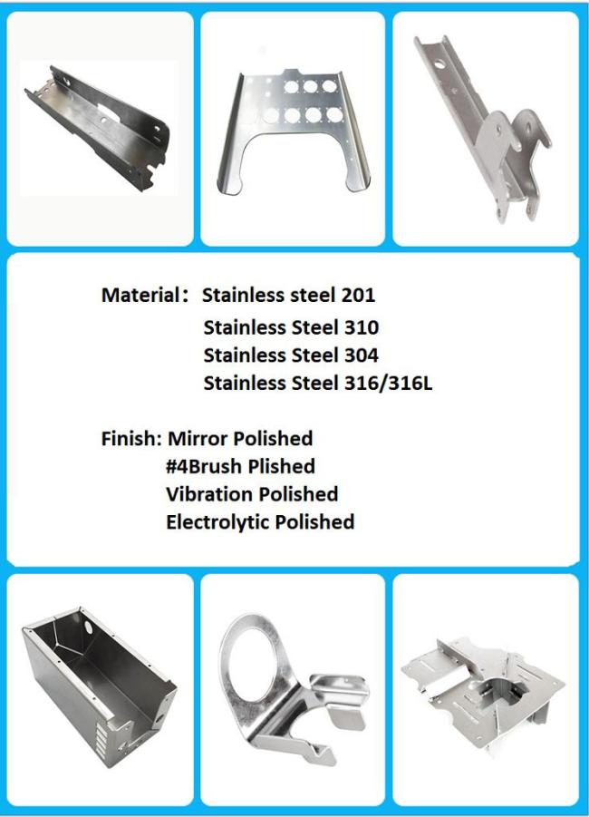OEM Customtized Bracket Aluminum Stainless Steel Precision Sheet Metal Fabrication Stamping Laser Cutting Bending Punching Machine Part for Electronic /Medical