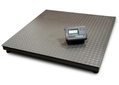 China Heavy Duty Digital Floor Scales Industrial Low Profile Pallet Scale Carbon Steel Q235B for sale