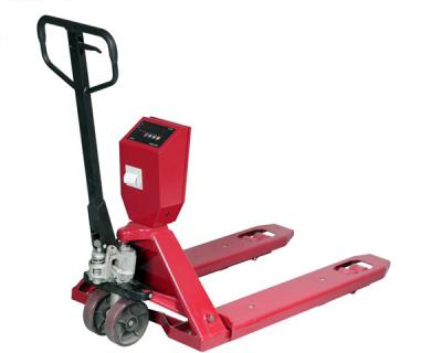 China Explosion Proof Pallet Jack With Weight Scale / Hand Pallet Truck With Weighing Scale for sale